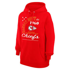 Kansas City Chiefs Starter Unisex Arch Team Fleece Pullover Hoodie - Red discount