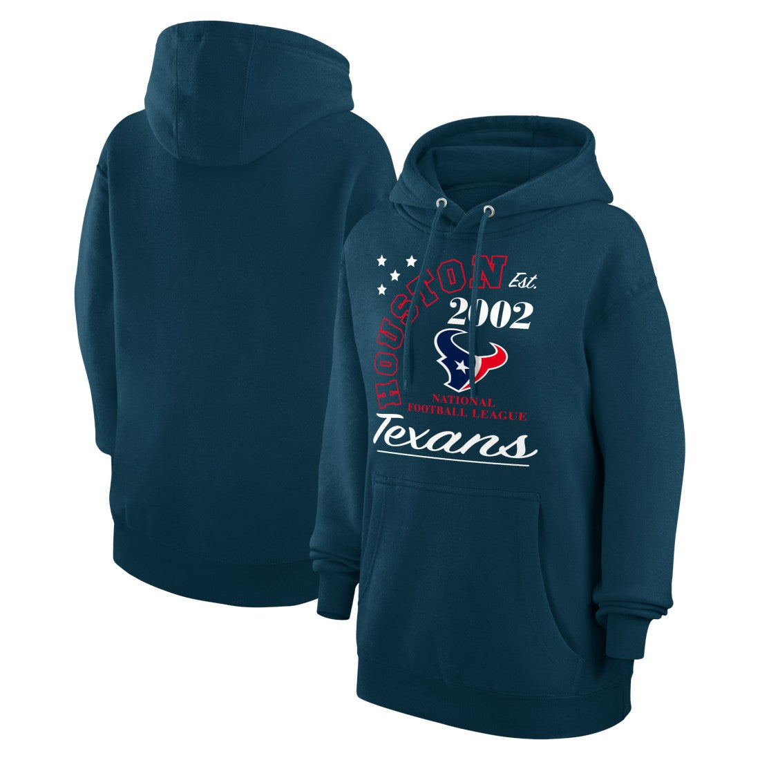 Houston Texans Starter Unisex Arch Team Fleece Pullover Hoodie - Navy sale
