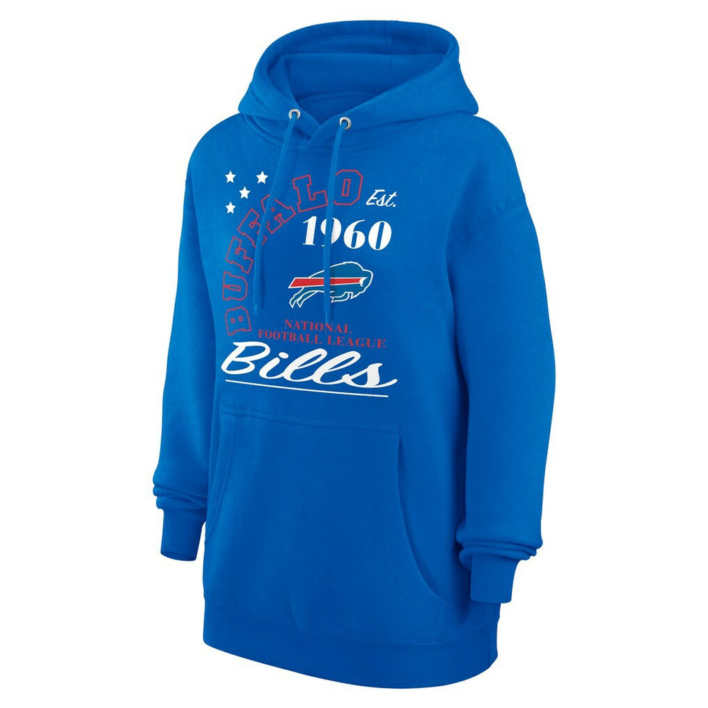 Buffalo Bills Starter Unisex Arch Team Fleece Pullover Hoodie - Royal on sale