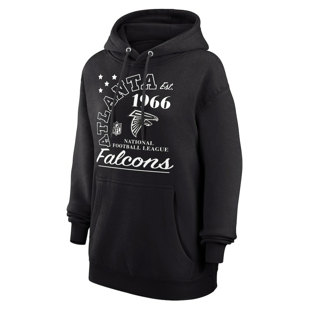 Atlanta Falcons Starter Unisex Arch Team Fleece Pullover Hoodie - Black on sale
