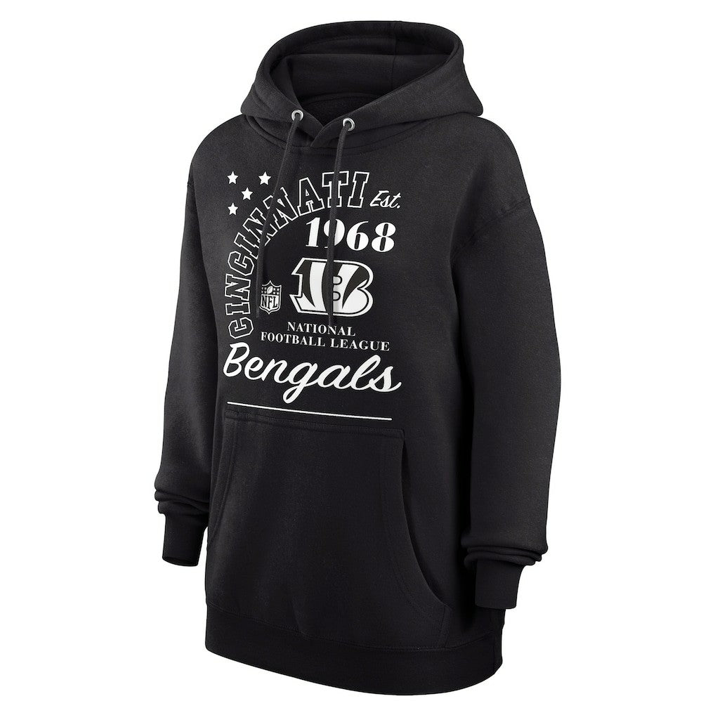 Cincinnati Bengals Starter Unisex Arch Team Fleece Pullover Hoodie - Black discount