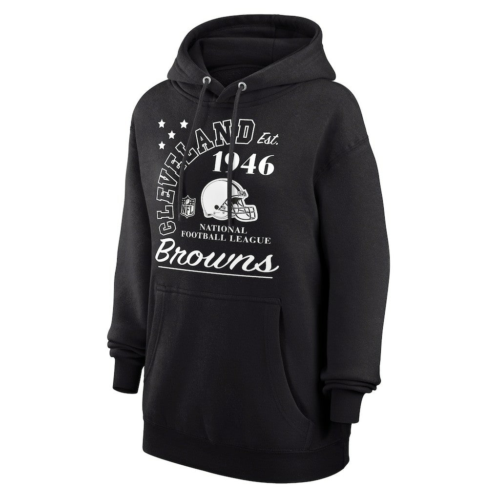 Cleveland Browns Starter Unisex Arch Team Fleece Pullover Hoodie - Black on sale