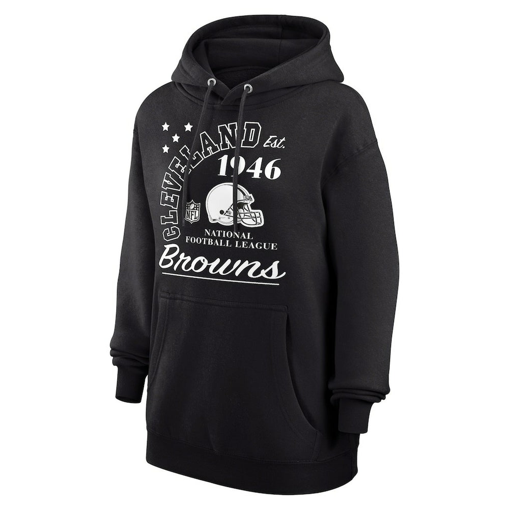 Cleveland Browns Starter Unisex Arch Team Fleece Pullover Hoodie - Black on sale