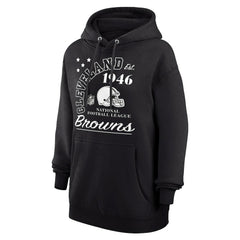 Cleveland Browns Starter Unisex Arch Team Fleece Pullover Hoodie - Black on sale