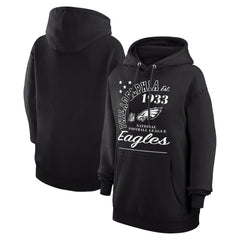 Philadelphia Eagles Starter Unisex Arch Team Fleece Pullover Hoodie - Black sale