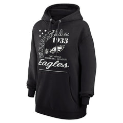 Philadelphia Eagles Starter Unisex Arch Team Fleece Pullover Hoodie - Black sale