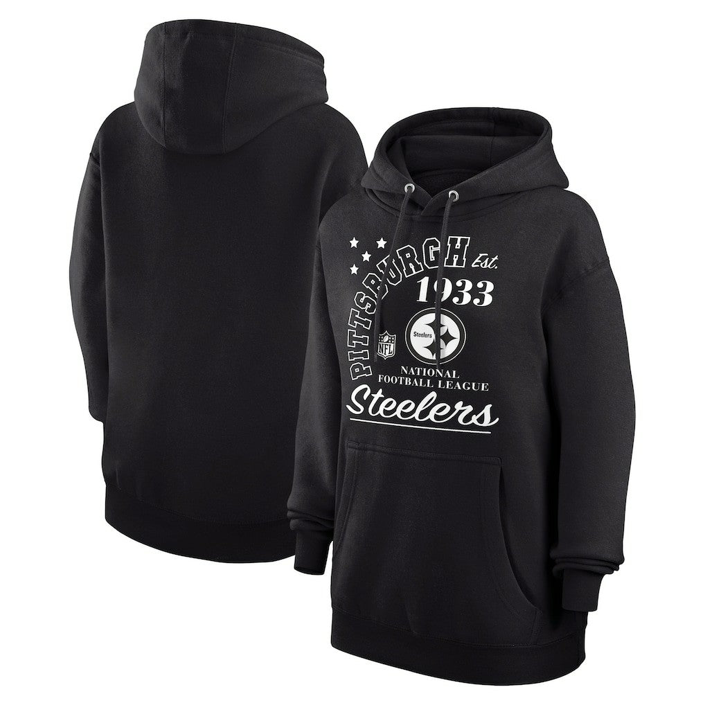 Pittsburgh Steelers Starter Unisex Arch Team Fleece Pullover Hoodie - Black outlet