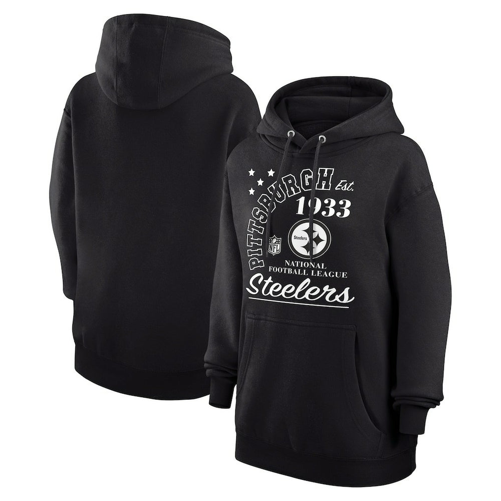 Pittsburgh Steelers Starter Unisex Arch Team Fleece Pullover Hoodie - Black outlet