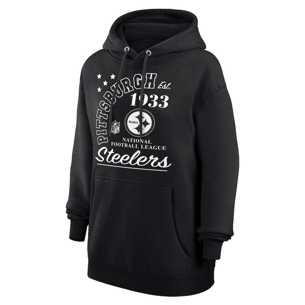 Pittsburgh Steelers Starter Unisex Arch Team Fleece Pullover Hoodie - Black outlet