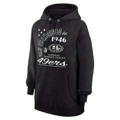San Francisco 49ers Starter Unisex Arch Team Fleece Pullover Hoodie - Black for sale