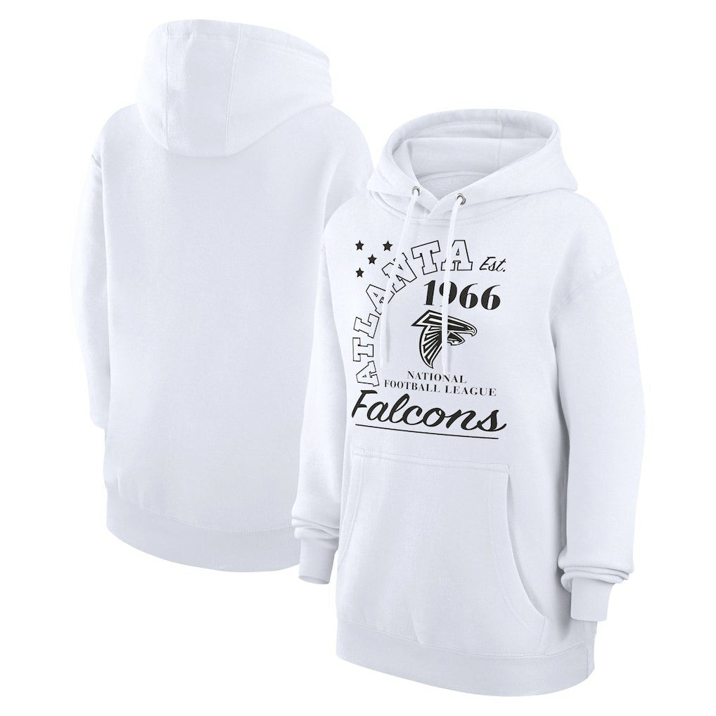 Atlanta Falcons Starter Unisex Arch Team Fleece Pullover Hoodie - White outlet