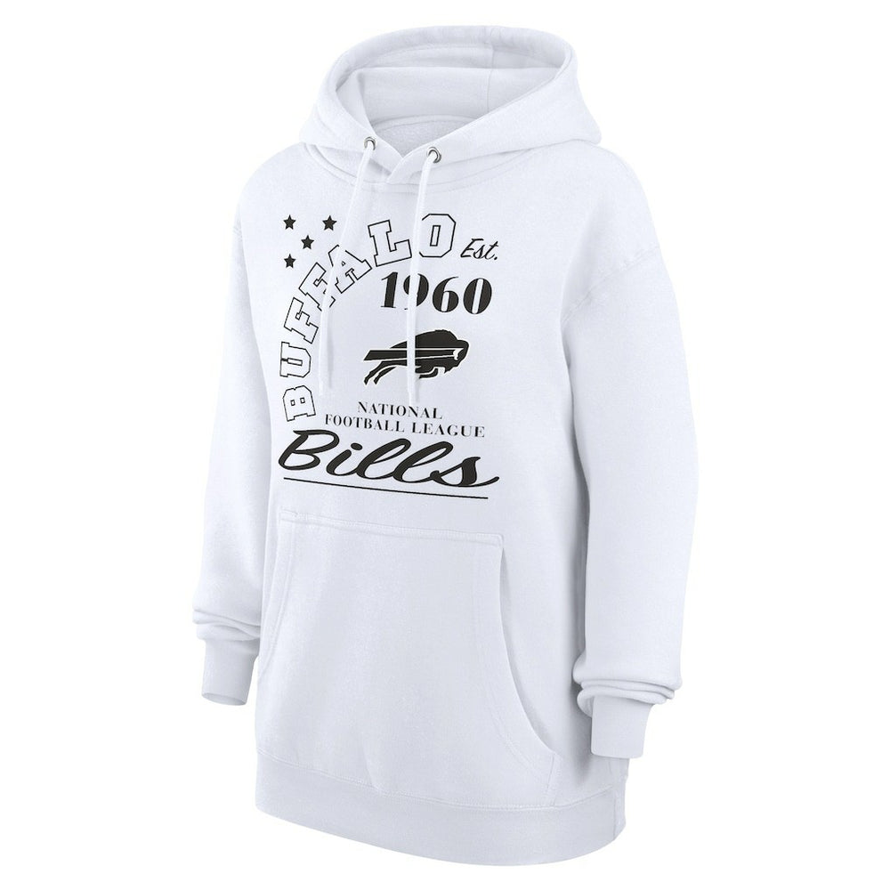 Buffalo Bills Starter Unisex Arch Team Fleece Pullover Hoodie - White outlet