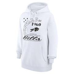 Buffalo Bills Starter Unisex Arch Team Fleece Pullover Hoodie - White outlet