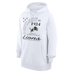 Detroit Lions Starter Unisex Arch Team Fleece Pullover Hoodie - White outlet