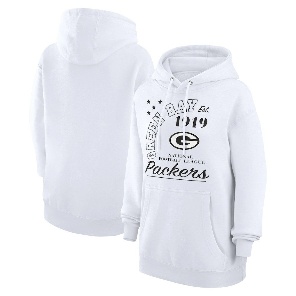 Green Bay Packers Starter Unisex Arch Team Fleece Pullover Hoodie - White online