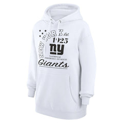 New York Giants Starter Unisex Arch Team Fleece Pullover Hoodie - White on sale
