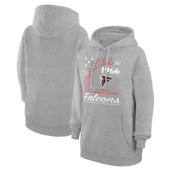 Atlanta Falcons Starter Unisex Arch Team Fleece Pullover Hoodie - Heather Gray outlet