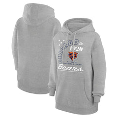 Chicago Bears Starter Unisex Arch Team Fleece Pullover Hoodie - Heather Gray outlet