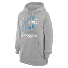 Detroit Lions Starter Unisex Arch Team Fleece Pullover Hoodie - Heather Gray outlet