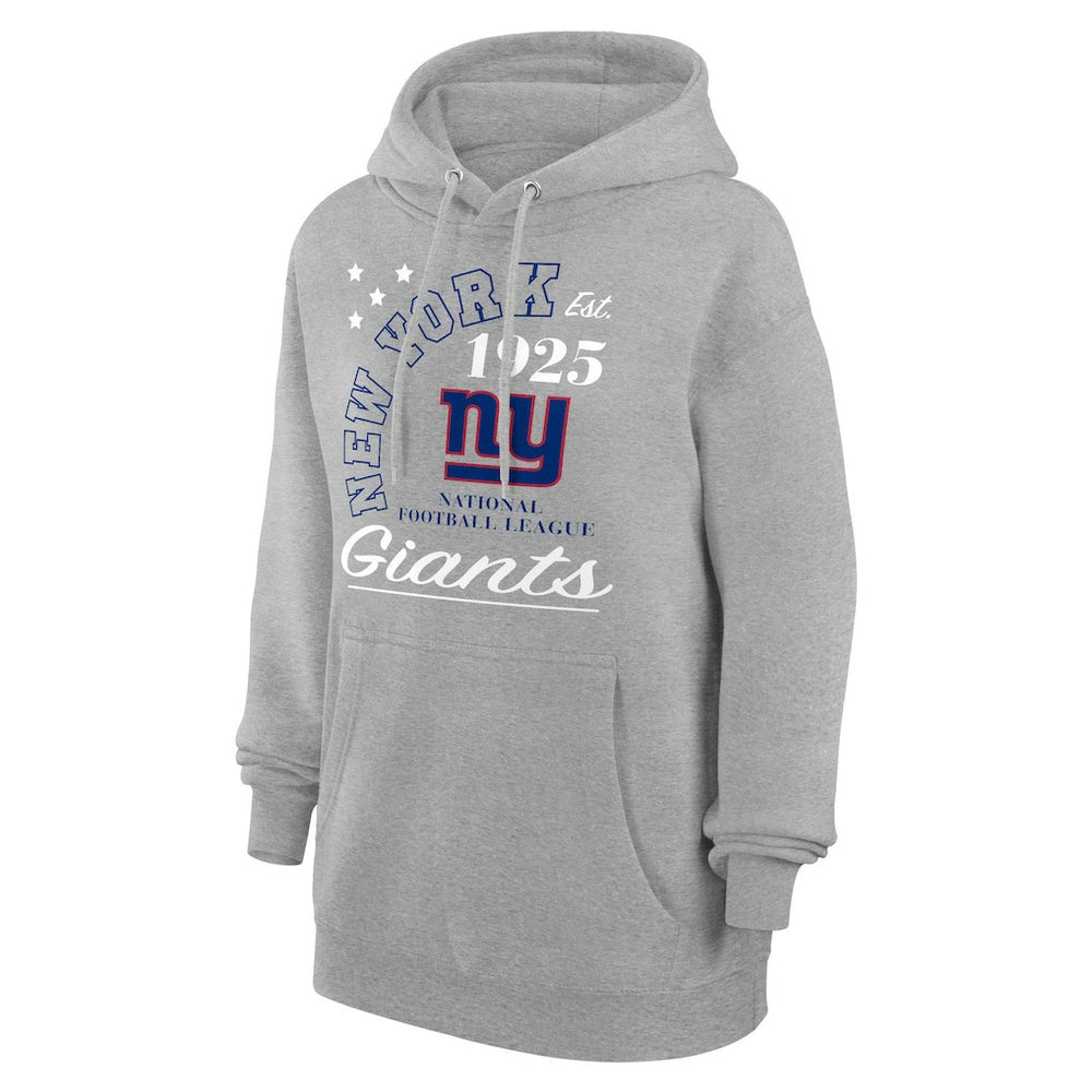New York Giants Starter Unisex Arch Team Fleece Pullover Hoodie - Heather Gray online