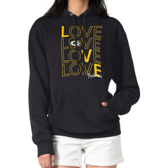 Green Bay Packers G-III 4Her by Carl Banks Women's Love Graphic Pullover Hoodie - Black online
