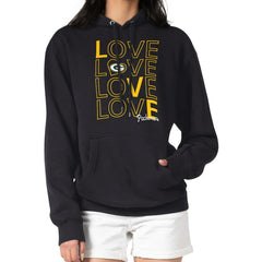 Green Bay Packers G-III 4Her by Carl Banks Women's Love Graphic Pullover Hoodie - Black online