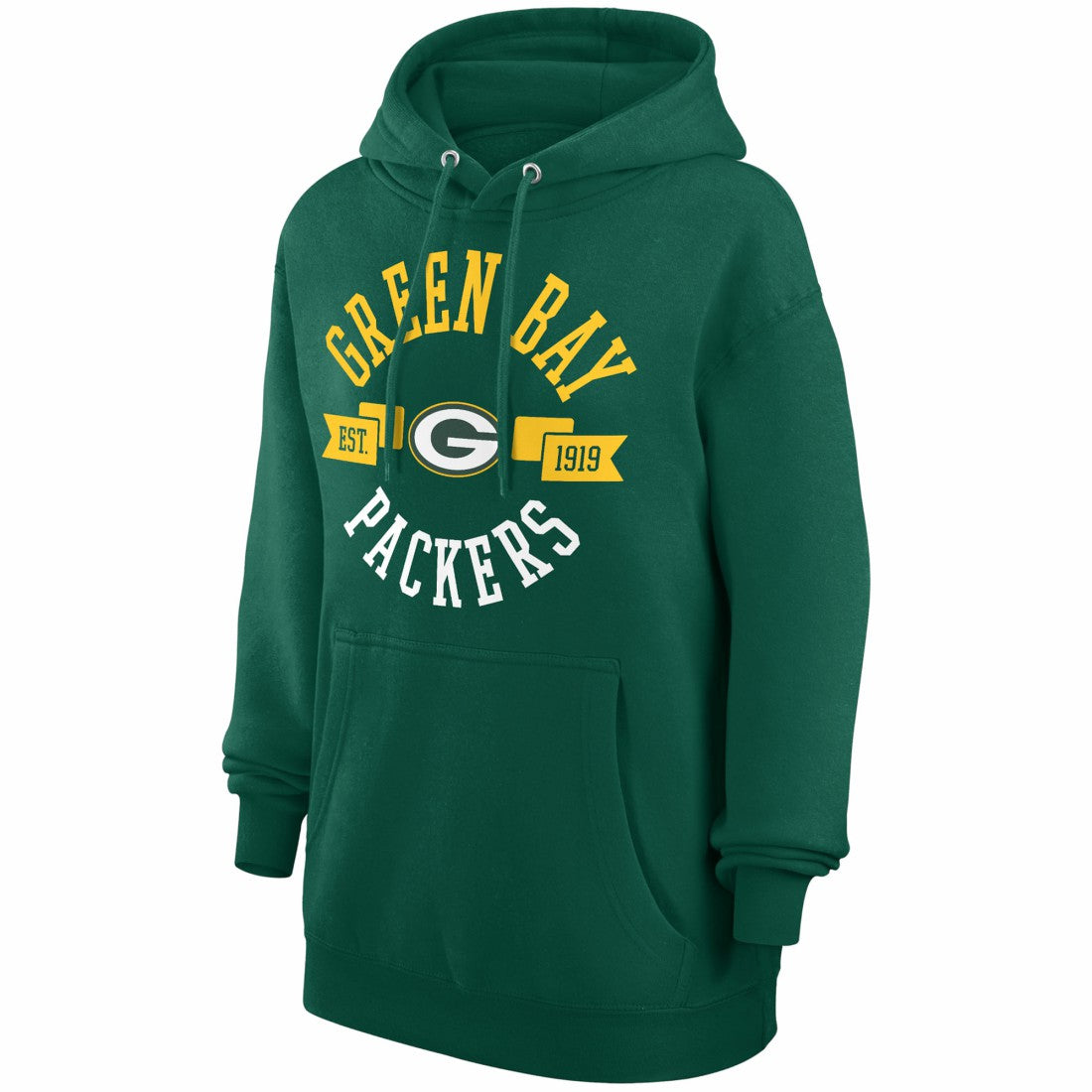 Green Bay Packers G-III 4Her by Carl Banks Women's City Graphic Team Fleece Pullover Hoodie - Green discount
