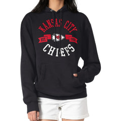 Kansas City Chiefs G-III 4Her by Carl Banks Women's City Graphic Team Fleece Pullover Hoodie - Black sale