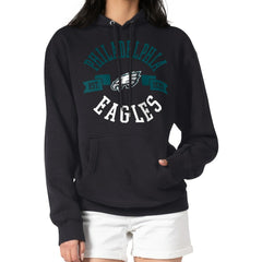 Philadelphia Eagles G-III 4Her by Carl Banks Women's City Graphic Team Fleece Pullover Hoodie - Black outlet