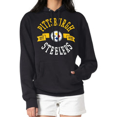 Pittsburgh Steelers G-III 4Her by Carl Banks Women's City Graphic Team Fleece Pullover Hoodie - Black online