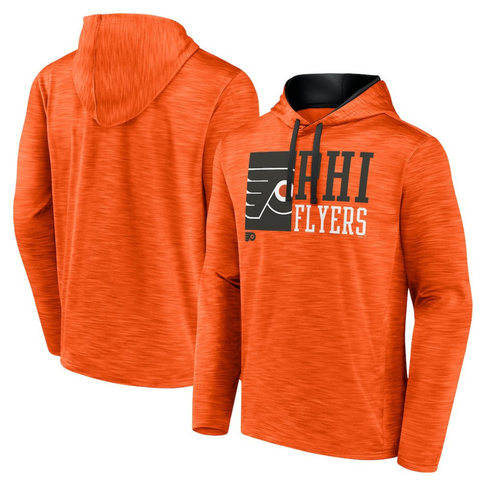 Philadelphia Flyers Fanatics Never Quit Pullover Hoodie Orange