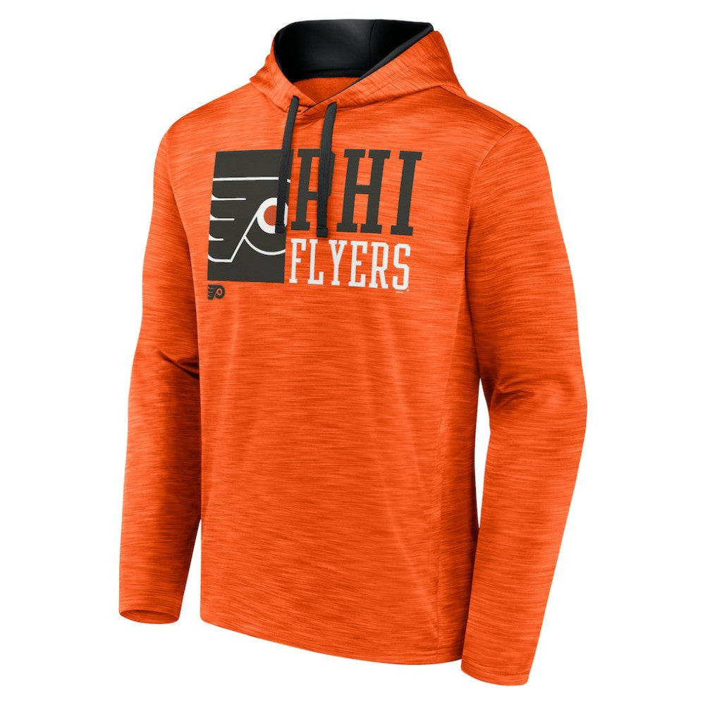 Philadelphia Flyers Fanatics Never Quit Pullover Hoodie Orange