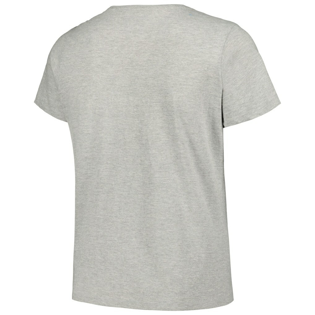New Orleans Saints Women's Plus Size Arch Over Logo T-Shirt - Heather Gray online