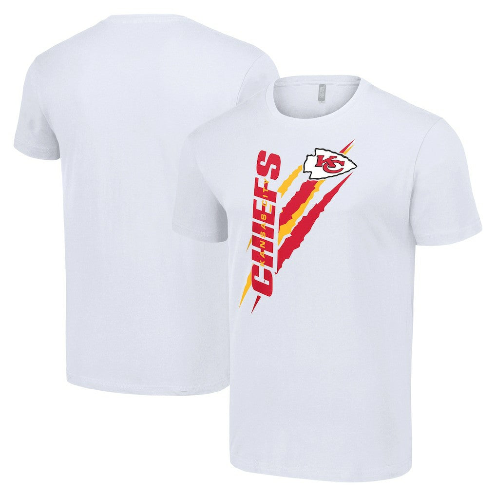 Kansas City Chiefs Starter Color Scratch T-Shirt - White for sale