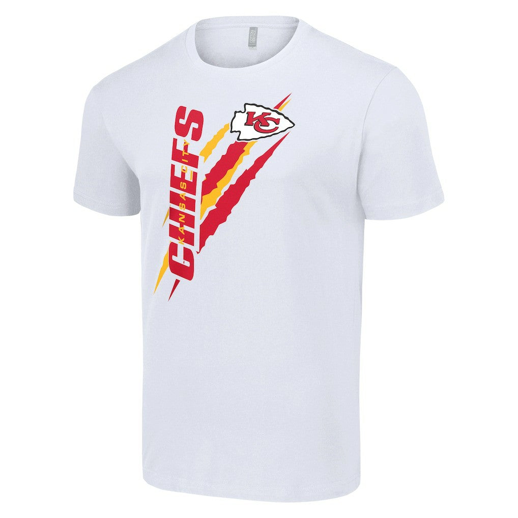 Kansas City Chiefs Starter Color Scratch T-Shirt - White for sale