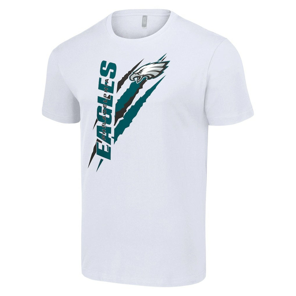 Philadelphia Eagles Starter Color Scratch T-Shirt - White outlet