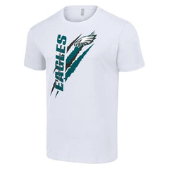 Philadelphia Eagles Starter Color Scratch T-Shirt - White outlet
