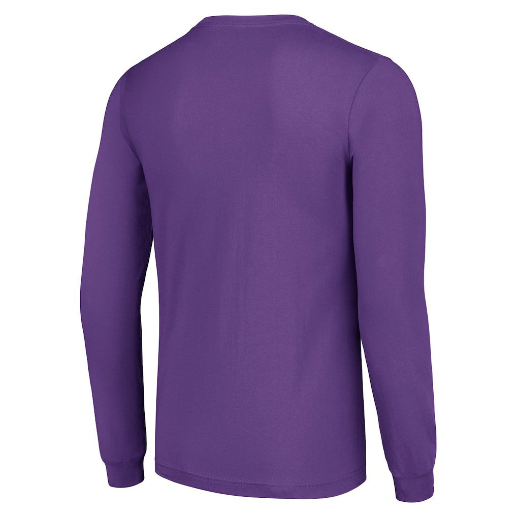 Minnesota Vikings Starter Half Ball Team Long Sleeve T-Shirt - Purple on sale
