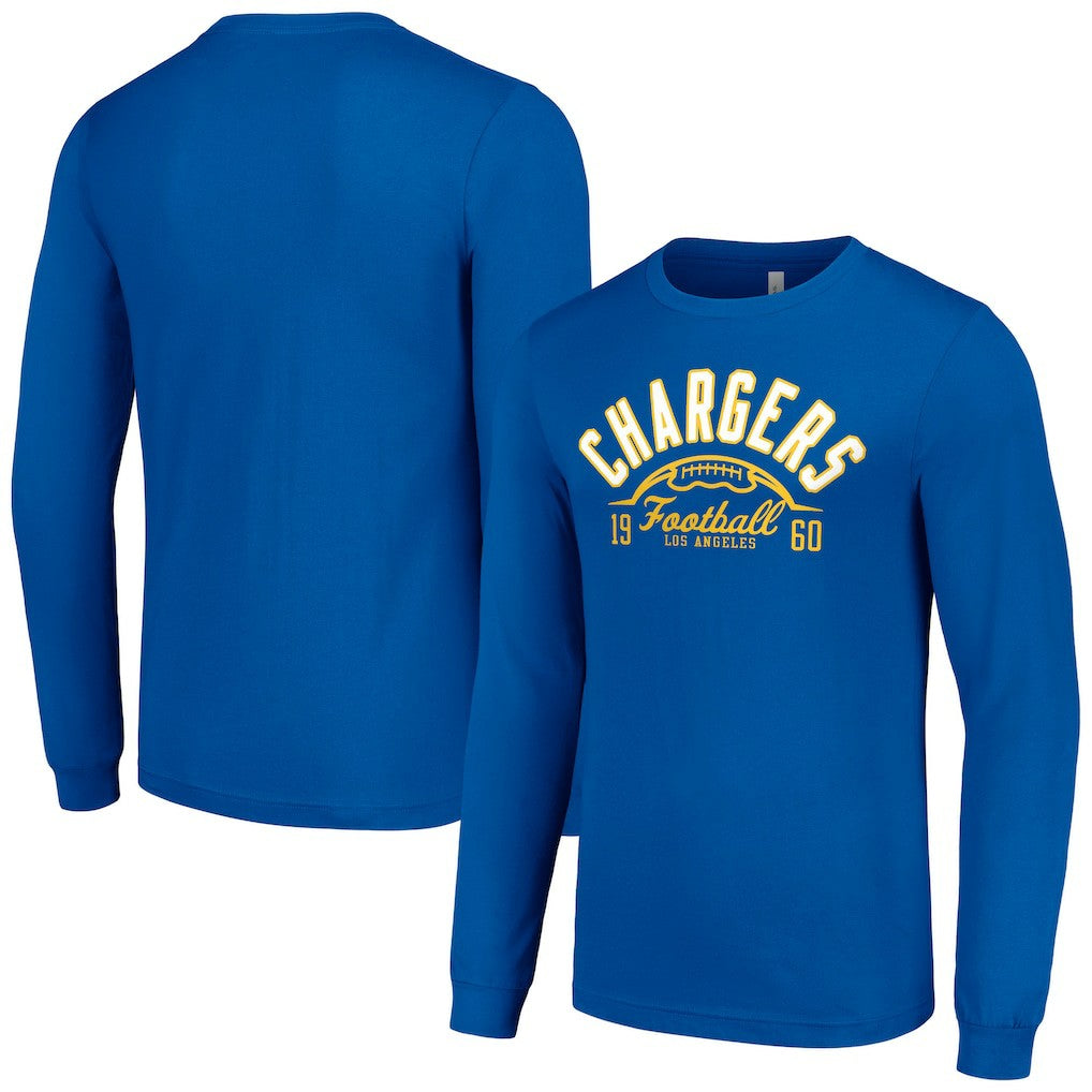Los Angeles Chargers Starter Half Ball Team Long Sleeve T-Shirt - Royal outlet
