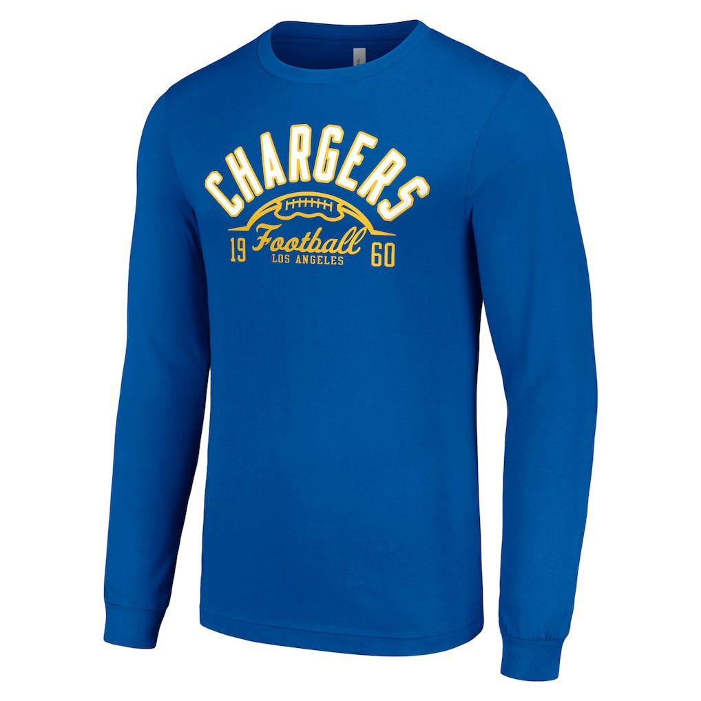 Los Angeles Chargers Starter Half Ball Team Long Sleeve T-Shirt - Royal outlet