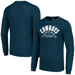Dallas Cowboys Starter Half Ball Team Long Sleeve T-Shirt - Navy online