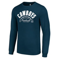Dallas Cowboys Starter Half Ball Team Long Sleeve T-Shirt - Navy online