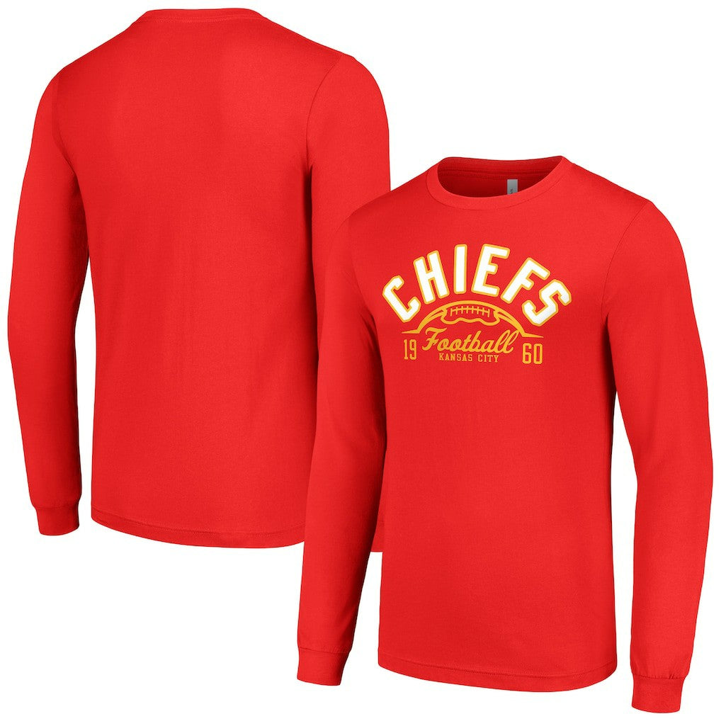 Kansas City Chiefs Starter Half Ball Team Long Sleeve T-Shirt - Red discount