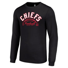 Kansas City Chiefs Starter Half Ball Team Long Sleeve T-Shirt - Black for sale