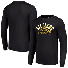 Pittsburgh Steelers Starter Half Ball Team Long Sleeve T-Shirt - Black sale