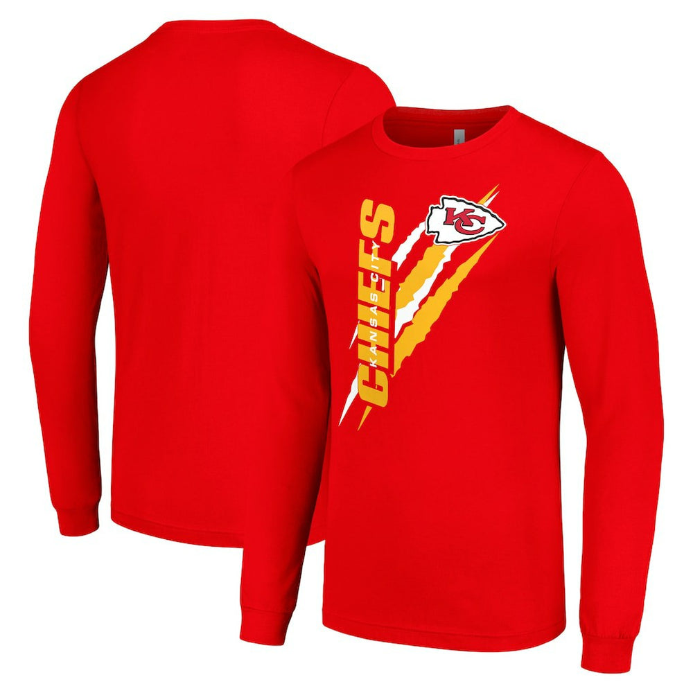 Kansas City Chiefs Starter Color Scratch Long Sleeve T-Shirt - Red online