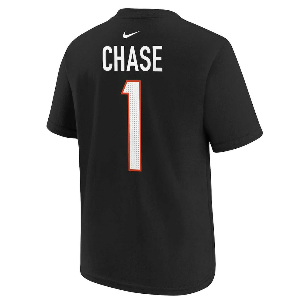 Ja'Marr Chase Cincinnati Bengals Preschool Player Name & Number T-Shirt - Black | Nike for sale