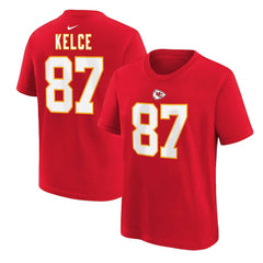 Travis Kelce Kansas City Chiefs Preschool Player Name & Number T-Shirt - Red | Nike sale
