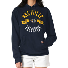 Nashville Predators G-III 4Her by Carl Banks Women's City Graphic Fleece Pullover Hoodie Navy