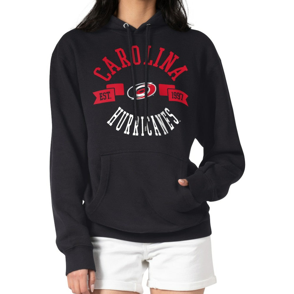 Carolina Hurricanes G-III 4Her by Carl Banks Women's City Graphic Fleece Pullover Hoodie Black